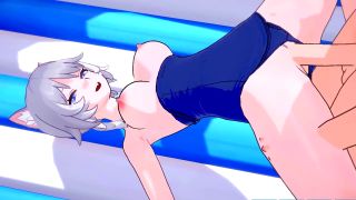Wet Waifus - Cipher makes her Pussy Wet with Beach Fucking - Honkai Star Rail-6