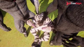 [GetFreeDays.com] Curvy Furry Zebra Monster Cock Double Penetration Yiff Threesome Porn Film March 2023-0