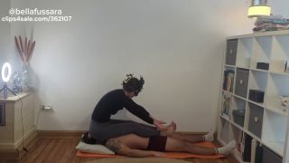 Feet Human Yoga MatTrampling and Facesitting-5