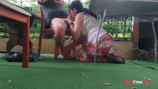 [GetFreeDays.com] Horny woman sucks big cock under the table Porn Clip October 2022-5