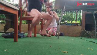 [GetFreeDays.com] Horny woman sucks big cock under the table Porn Clip October 2022-8