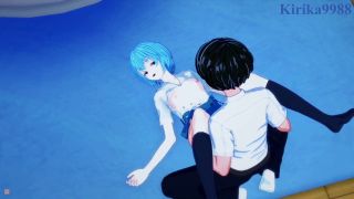 At Home Rei Ayanami and Shinji Ikari have intense sex at home. - Neon Genesis Evangelion Hentai-2