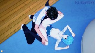 At Home Rei Ayanami and Shinji Ikari have intense sex at home. - Neon Genesis Evangelion Hentai-3
