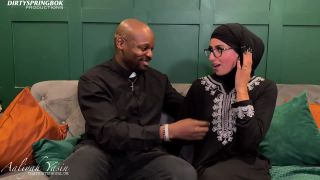 Aaliyah Yasin ManyVids - Hijabi Aaliyah is Blessed by Father Dimitri's Holy Water BBC-1