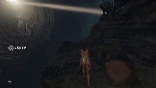 Big Ass Shadow of the Tomb Raider Nude Game Play Ep 01-6