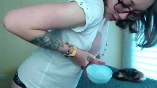 adult clip 27 Mila Mi – Spraying Milk Non Stop Into Bowl - pregnant - fetish porn cast fetish sex-0