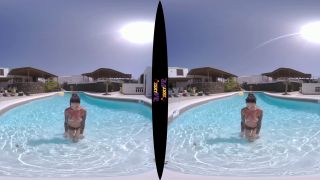 Tattooed & Topless In The Pool (VR Striptease-3