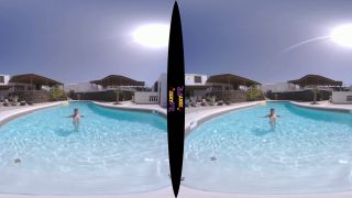 Tattooed & Topless In The Pool (VR Striptease-4