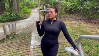 Cumshot Me follo a DESCONOCIDA en un PARQUE CASI NOS DESCUBREN!!-1