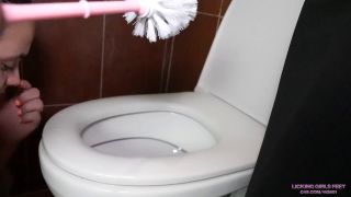 free adult video 49 best femdom sites Licking Girls Feet – Pamela And Evelina – Lets Check How Clean Our Toilet Is, russian on fetish porn-2