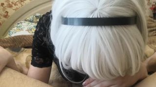 Oksifootjob - Nier Automata 2b Blowjob Porno Cosplay - oksifootjob - handjob porn -6