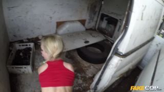 Scrap Yard Cop Fucker: Busty Blonde Fucked In Junk Yard - October 30, 2015-8