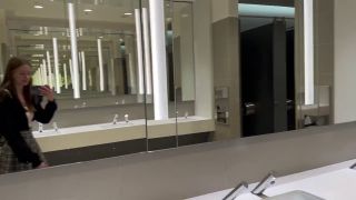 Ohh My Lyssa - sexy girl flash her pussy in shopping mall public tease naughty student european white girl-3