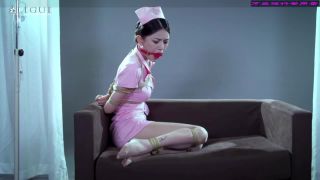 Asian Girls Bound and Gagged china rope bondage shibari ballgag nurse-2