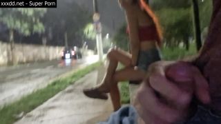 Unknown - Exhibitionist Jerks Off Near A Girl At A Bus Stop Amateurporn-1