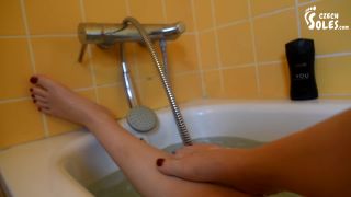 first time femdom Czech Soles - Taking a hot bath, teasing you with her bare feet, fetish on pov-0