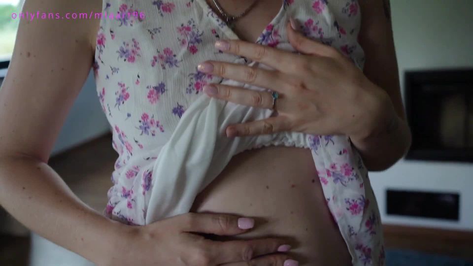 Fucking And Cum On Pregnant Belly And Tiny Pussy In 3 Months Of Pregnancy  D 1080p