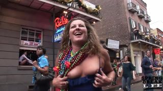 Mardi Gras Chicks on Bourbon  Street-8