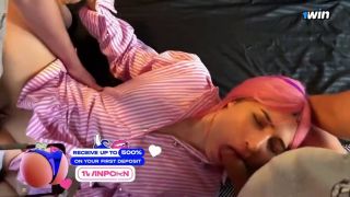2 Guys 1 Girl Косплей пошел не по плану и закончился двойным проникновением.-2