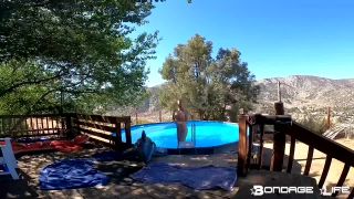 free adult video 28 angelina valentine femdom BondageLife – By The Pool With Greyhound Rachel Greyhound, fetish on fetish porn-0