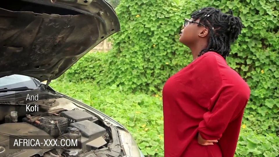 Busty Ebony Girl Has Great Sex With Mechanic