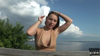 Talkative Girl Gets Naked Around Town then Masturbates on My Couch public Zoe-5