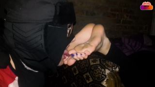 My partner is foot lover[Hot!](Feet porn)-2