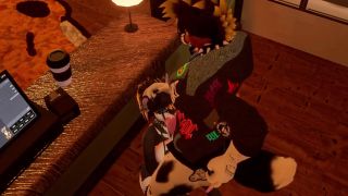 Red Head Hot Coffee Girl  VR -3