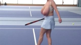 xxx video 46 Milena Velba – Tennis on big tits porn mature blonde tits-7