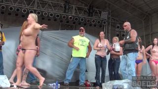 Abate Of Iowa 2015 Thursday Finalist Hot Chick Stripping Contest At The Freedom Rally Public-3