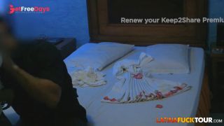 BIG BOOBS LATINA AMATEUR SUCKS MY GIGANTIC COCK-1