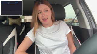 Braless Pit Stop In The Drive Thru With My Lush On Max 1080p-7