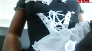 Girl Josy-Black – Beim Putzen durch die Kuche gefcikt – Fucked through the kitchen,  on webcam -2