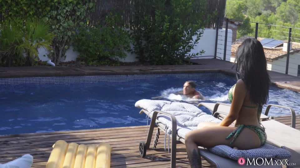 adult xxx video 18 Canela Skin in Big booty Latina poolside fling, live blowjob on milf porn 