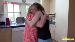 OldnannY Auntie Trisha And Lily Lesbian Matures-0