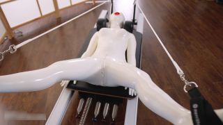 online porn video 37 harmony rose femdom PolyFetish Studio - White Latex Doll Gets Her Physical Workout Session With Orgasm (2023), fetish on femdom porn-1