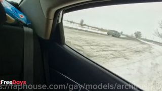 Cheeky Daddy fucked a femboy in the car A hot cruise exclusive-7