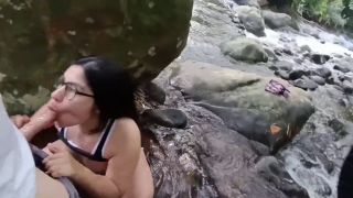Amateur Latina PART ONE they take me to the river and they make me SUCK and IT COMES IN MY FACE.. I love nature-7