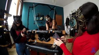 Octopus – 18 Years Old Trio – FF-F – Emma – Feet in the Stocks Tickling!-1