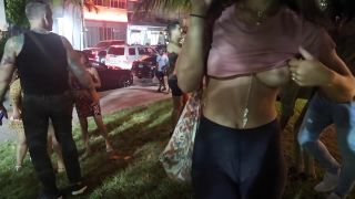 Public Pink Underboob Part 2-2