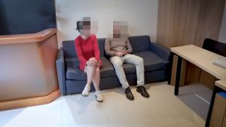 Hot Milf Married woman sucks and drinks jizz in the waiting room-1