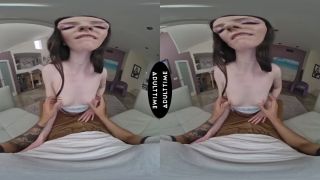 Big Ass UP CLOSE VR Gorgeous Petite Brunette Celestina Blooms Is Craving A CREAMPIE From You POV-2