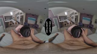 Big Ass UP CLOSE VR Gorgeous Petite Brunette Celestina Blooms Is Craving A CREAMPIE From You POV-3