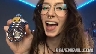 free video 9 vagina fetish Raven Evil - Lock It Up for Goddess Ravenn - FullHD 1080p, chastity on pov-0