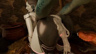 Anime robotic android girl gets fucked hard by horny goblin-5