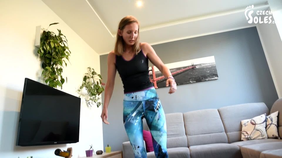 xxx video 40 Czech Soles - Sporty girls sweaty feet and nice socks tease - femdom pov - czech porn boyfriend foot fetish