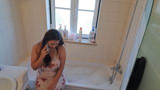 Miss Squirting Latina Wife Calls Handyman to Fix the Hot Tub-3