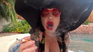 porn video 4 Maya Sinstress - Poolside Ashtray Slave - FullHD 1080p | smoking | femdom porn sexy fetish-8