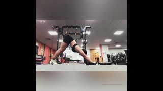 online xxx clip 27 cleosummersxxx  21002493 love a good stretch in the gym - femdom - femdom porn latex femdom handjob-4