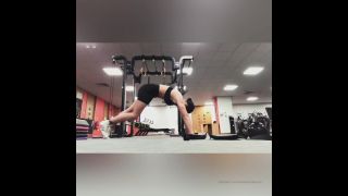 online xxx clip 27 cleosummersxxx  21002493 love a good stretch in the gym - femdom - femdom porn latex femdom handjob-5